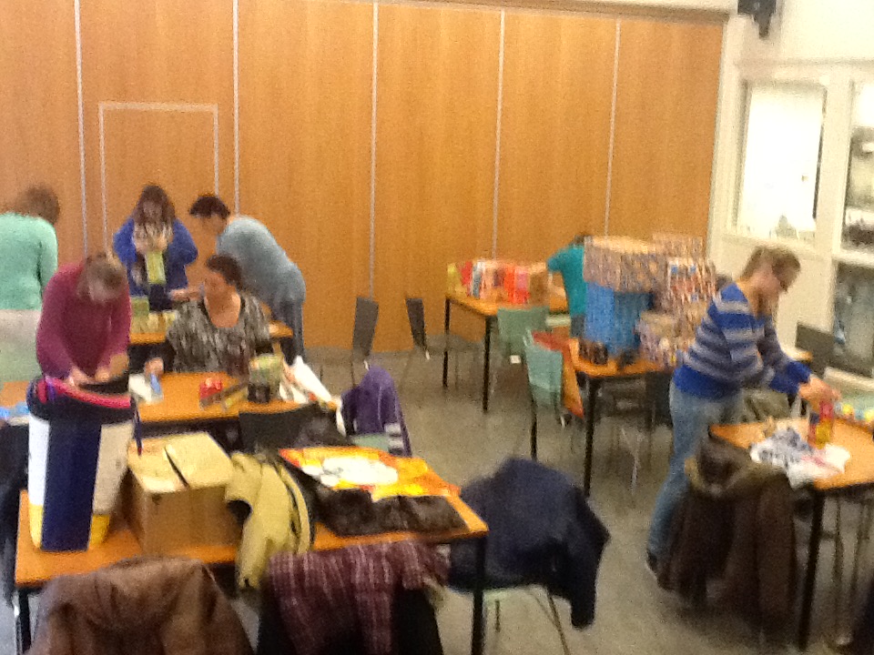 Podium weer in Sint sfeer