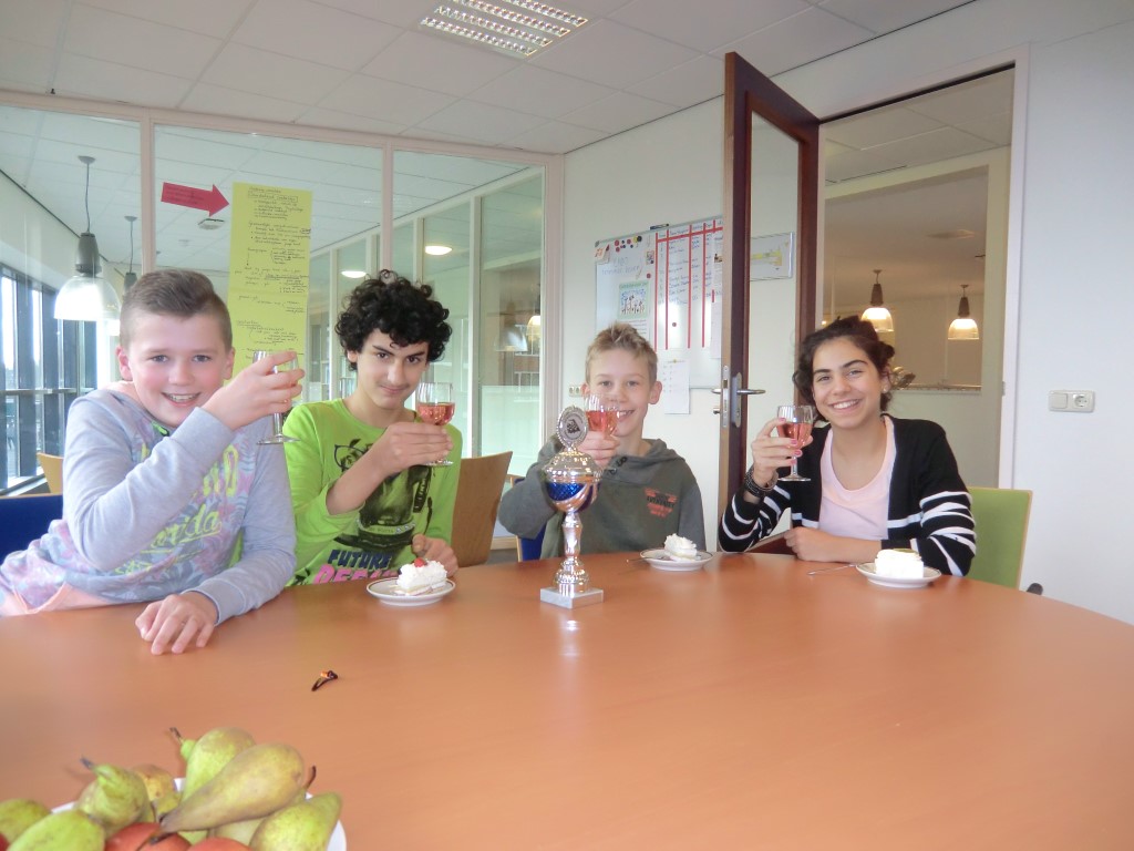 Dammers pupillen vieren hun eerste plaats