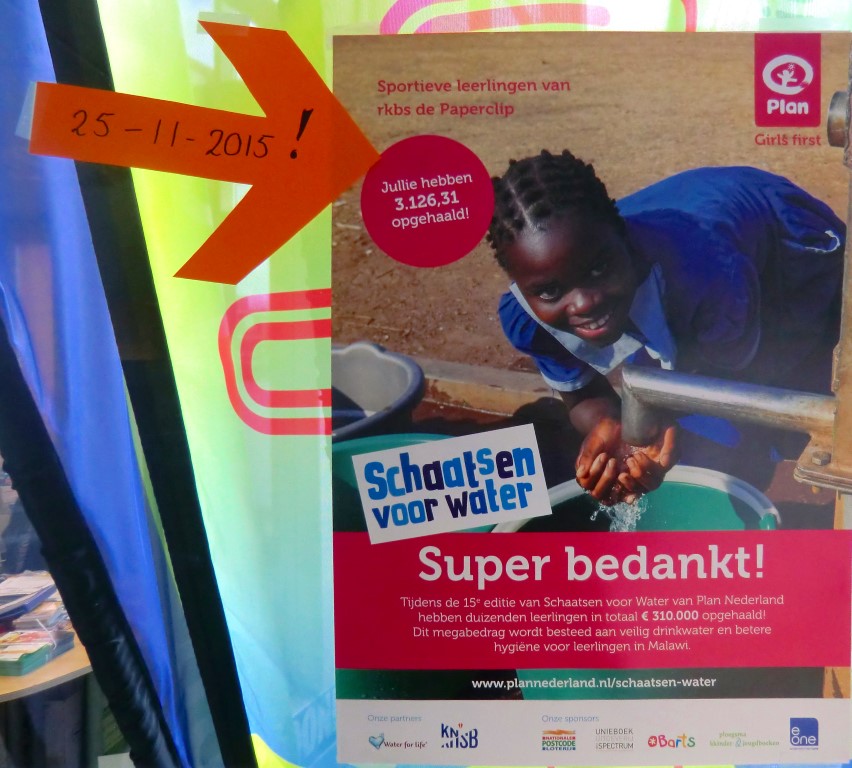 Opbrengst Schaatsen voor Water in beeld.