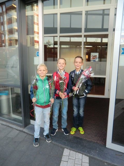 Geweldige bloemenzee Dag van de leerkracht