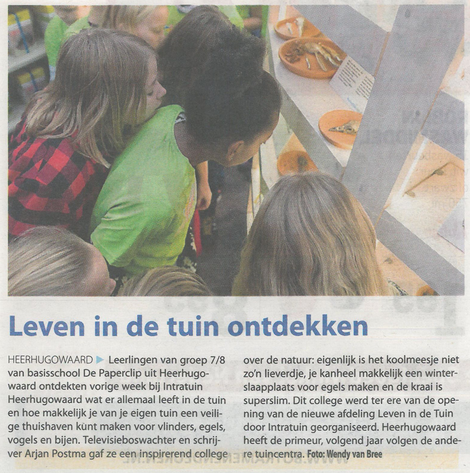 College in Intratruin voor groep 7/8